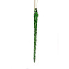 Multicolored Glass Icicle Ornaments, 12-Piece Box