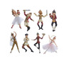Miniature Nutcracker Suite Ornaments, 8 Assortment