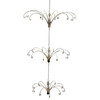 Metal Gold Ceiling Suspended Christmas Tree