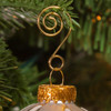 Gold Wire Ornament Hooks, 50-Piece Set