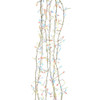 9.8' 300L Multicolor Superbright LED Silver Wire Cluster Garland