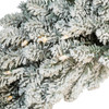 24" Pre-Lit Battery Operated Warm White LED Vail Pine Wreath