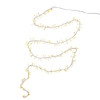 9.8' 300L Classic White Superbright Twinkle LED Silver Wire Cluster Garland
