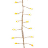9.8' 300L Classic White Superbright Twinkle LED Silver Wire Cluster Garland