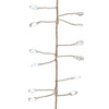 9.8' 300L Cool White Superbright Twinkle LED Silver Wire Cluster Garland