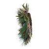 24" Decorated Unlit Rattan With Pinecones Wreath