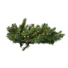 18" Battery-Operated Pre-Lit Warm White Cluster LED Noble Fir Wreath