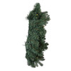 24" Battery-Operated Pre-Lit Warm White Cluster LED Noble Fir Wreath