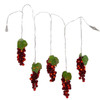 5.3' 100L Burgundy Grape Cluster LED Light Set