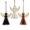 Angel With Wings Ornaments, 3 Assorted