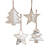 Modern Shapes Tree & Star Set, 4 Pieces