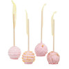 Cake Pop Ornaments, 4 Assorted