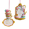High Tea Sign Ornaments, 2 Assorted