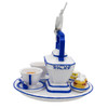 Blue & White Tea Set Ornament