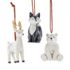 Scandinavian Minimalist Animal Ornaments, 3 Assorted