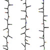 49' 600L Multicolor 3MM LED Multifunction Rice Lights With Green Wire On Spool