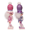 12" Hollywood Nutcrackers™ Pink & Purple Ballet Nutcrackers, 2 Assorted