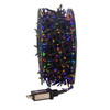 98' 1,200L Multicolor 3MM LED Multifunction Rice Lights With Green Wire On Spool