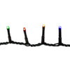 98' 1,200L Multicolor 3MM LED Multifunction Rice Lights With Green Wire On Spool