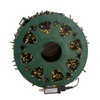 148' 1,800L Warm White LED Multifunction Rice Lights With Green Wire On Spool