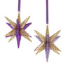 Cube Star Ornaments, 2 Assorted