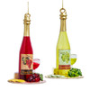Chardonnay & Pinot Grigio Ornaments, 2 Assorted