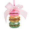 Glass Macarons With Bow Ornament