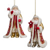 Holiday Diamonds Santa Ornaments, 2 Assorted