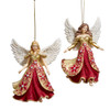 Holiday Diamonds Angel Ornaments, 2 Assorted