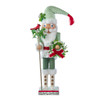 15" Mistletoe Kisses Santa Nutcracker 