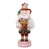 12" Hollywood Nutcrackers™ Gingerbread With Santa Mug Hat Nutcracker