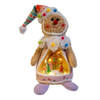 13" Battery Operated Lighted Plush Gingerbread