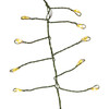 8' 240L Classic White Fairy Twinkle LED Green Wire Cluster Garland