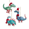 Candy Cane Dinosaur Ornaments, 2 Assorted