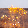 9.8' 300L Classic White Superbright Twinkle LED Copper Wire Cluster Garland