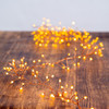 9.8' 300L Classic White Superbright Twinkle LED Copper Wire Cluster Garland