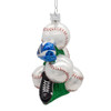 Noble Gems™ Glass Baseball With Shoes Ornament