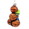 Noble Gems™ Glass Basketball With Shoes Ornament