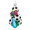 Noble Gems™ Glass Soccer Balls With Shoes Ornament