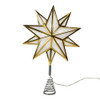15“ 10L Warm White LED Gold Star Treetop