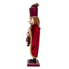 15" Burgundy Wine Nutcracker