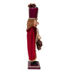 15" Burgundy Wine Nutcracker