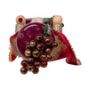 15" Burgundy Wine Nutcracker