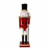 24" Battery Operated Lighted Musical Nutcracker