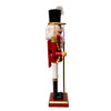 24" Battery Operated Lighted Musical Nutcracker