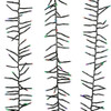 16' 480L RGB 3MM LED Cluster Garland With Green Wire