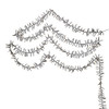 16' 480L Warm White 3MM LED Multifunction Cluster Garland With Green Wire