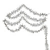 16' 480L Warm White 3MM LED Multifunction Cluster Garland With Green Wire