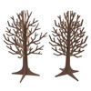 Wooden Ornament Holder Tree Set, 2-Pieces