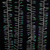 16' 480L RGB 3MM LED Twinkle Cluster Garland With Clear Wire